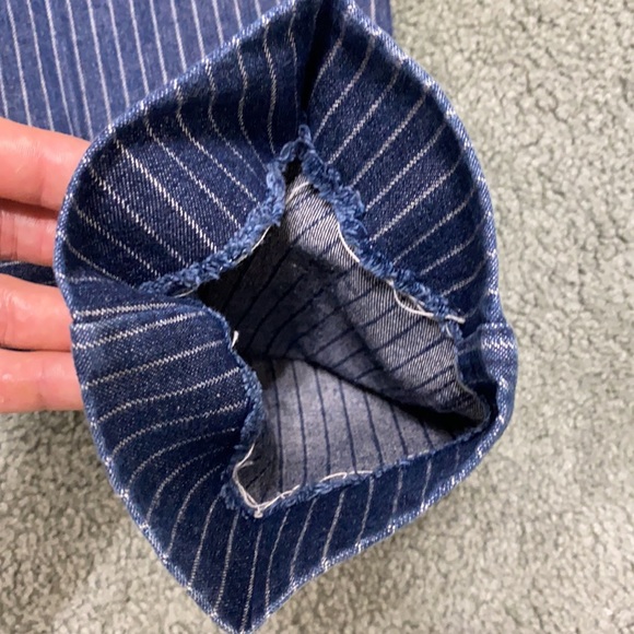 Vintage 80s 90s High Waist Pinstripe mom jeans - Picture 5 of 11